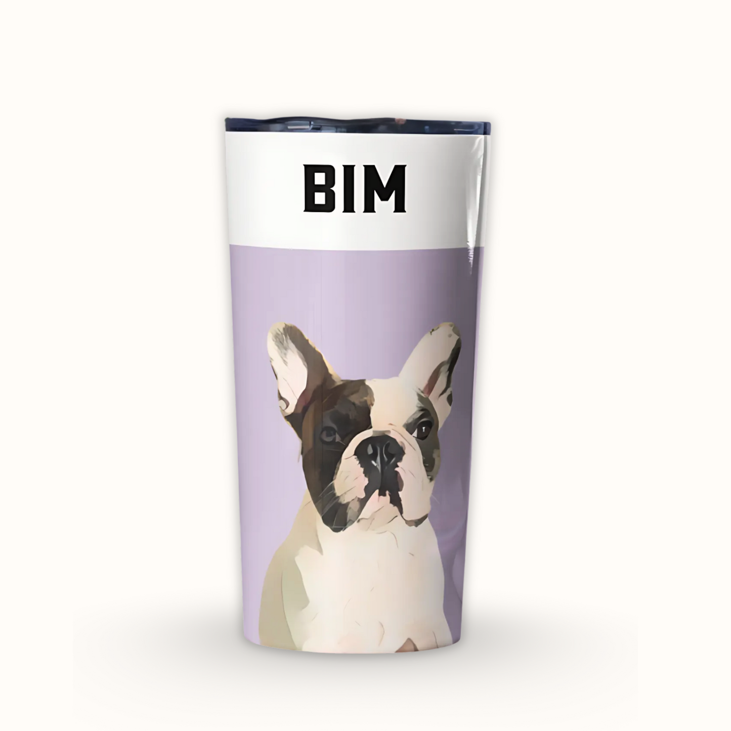 Personalized Pet Portrait Tumbler, Custom Pet Photo And Name, Gift For Pet Owners